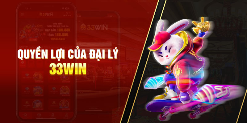 Quyền lợi khi tham gia đại lý 33WIN