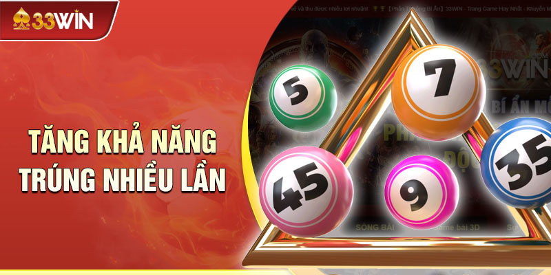 Chơi dàn 64 số giúp tăng cao khả năng trúng lên nhiều lần
